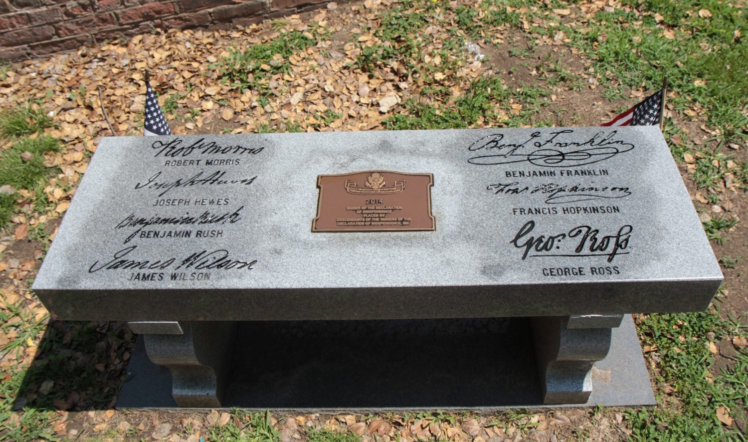 Benjamin Franklin's tomb, Christ Church Cemetery, Philadelphia - 05.jpg